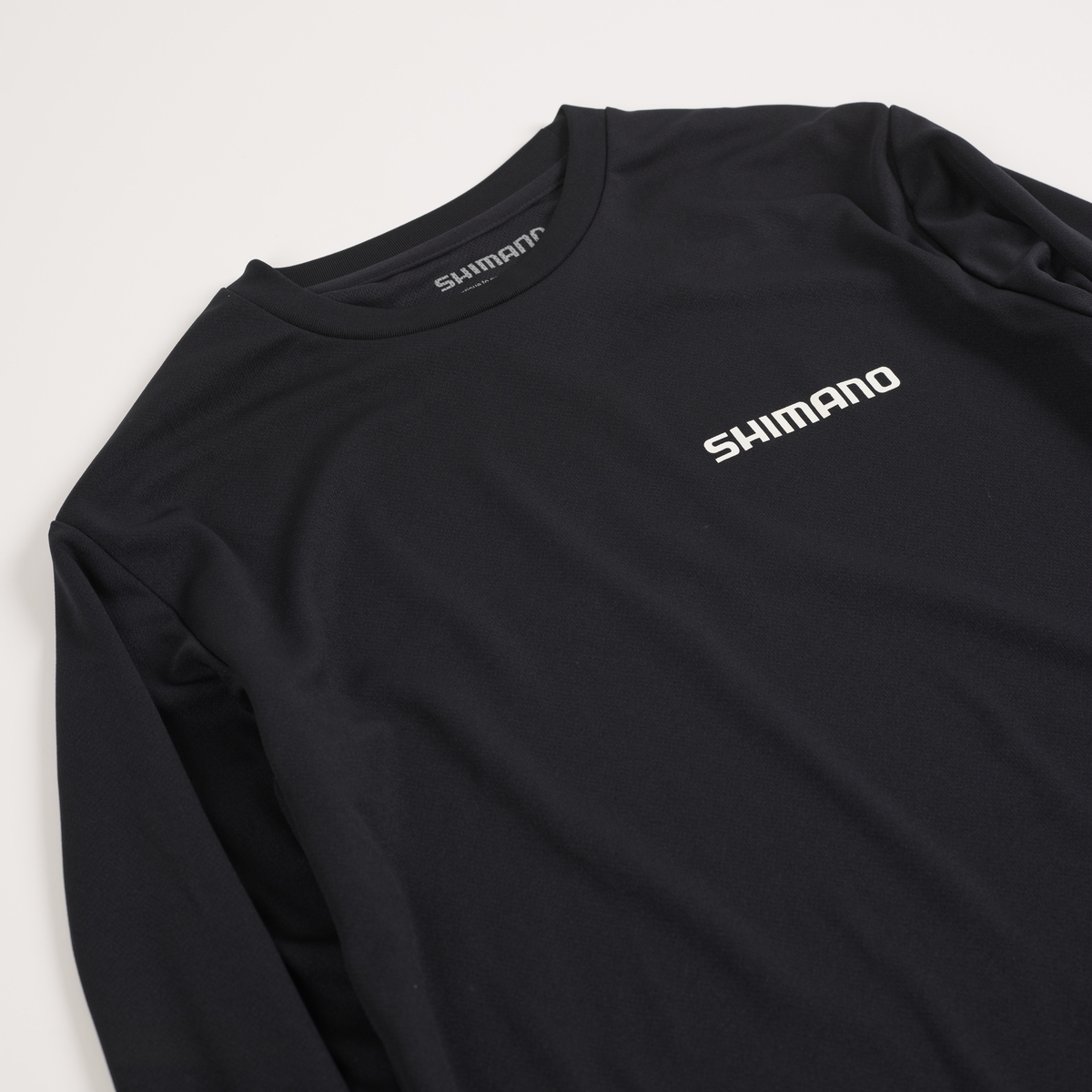 SHIMANO Big Logo Dry Tシャツグレー　Lサイズ SHIMANO Big Logo Dry Long Sleeve T-shirt – Gray | シマノ